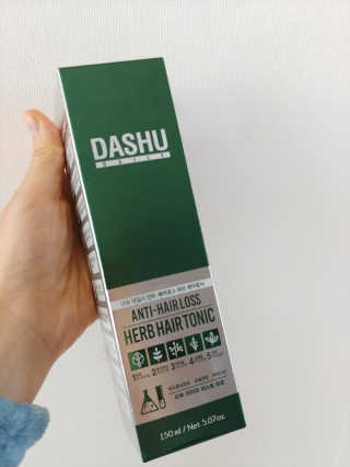 다슈코리아 다슈 데일리 안티 헤어로스 허브 헤어토닉 150ml — 5점을 준 리뷰어가 2020년 1월 올린 사용 사진