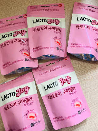 락토조이 구미젤리 복숭아맛 — 5점을 준 리뷰어가 2019년 6월 올린 사용 사진