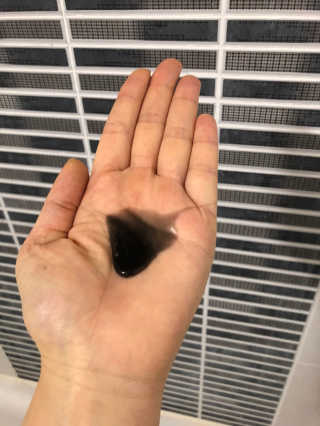 the naked object [탈모볼륨샴푸] 디블랙 팩 샴푸 — 4점을 준 리뷰어가 2020년 2월 올린 사용 사진