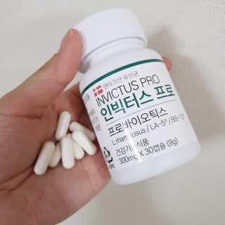 라플레 염창환 박사의 3세대 유산균, 인빅터스 프로 — 5점을 준 리뷰어가 2018년 11월 올린 사용 사진