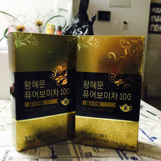 넥스트비티 왕혜문 퓨어 보이차 100 골드라벨 — 5점을 준 리뷰어가 2018년 1월 올린 사용 사진