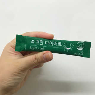 네츄럴굿띵스 속편한 다이어트 30포 — 5점을 준 리뷰어가 2019년 10월 올린 사용 사진
