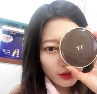 브이티 코스메틱 브이티 더블 커버 쿠션 — 4.5점을 준 리뷰어가 2016년 12월 올린 사용 사진
