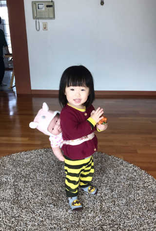 보솜이 베이비케어 팬티형 기저귀 — 3.5점을 준 리뷰어가 2019년 2월 올린 사용 사진
