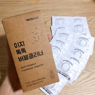 [에코앤드]이지톡톡 버블클리너 1종세척제 — 5점을 준 리뷰어가 2019년 7월 올린 사용 사진