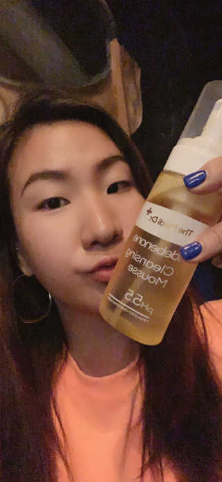 [더메디닥터] 이데베논 클렌징 무스 — 4점을 준 리뷰어가 2019년 6월 올린 사용 사진