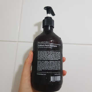 the naked object [탈모볼륨샴푸] 디블랙 팩 샴푸 — 5점을 준 리뷰어가 2019년 12월 올린 사용 사진