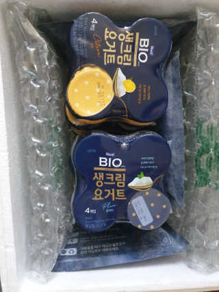 [매일 바이오] 생크림요거트 플레인 12개 + 유자 12개 — 5점을 준 리뷰어가 2019년 6월 올린 사용 사진