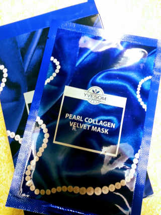 Pearl Collagen Velvet Mask 1 BOX by YVESOM — 5점을 준 리뷰어가 2019년 3월 올린 사용 사진