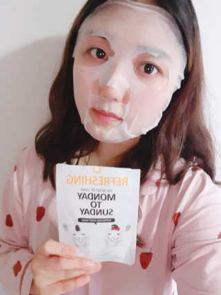 먼데이 투 썬데이 MONSUN 원 위크 트리트먼트 마스크 — 5점을 준 리뷰어가 2019년 4월 올린 사용 사진