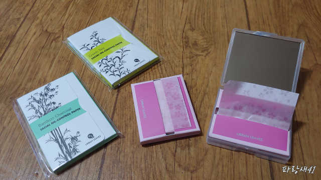 어반리브즈 기름종이 트라이얼SET 리뷰 사진