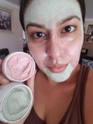Dr.pore tightening pink clay facial mask — 5점을 준 리뷰어가 2018년 9월 올린 사용 사진