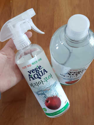 베지아쿠아 475ml + 리필 1000ml 1Set — 5점을 준 리뷰어가 2019년 11월 올린 사용 사진