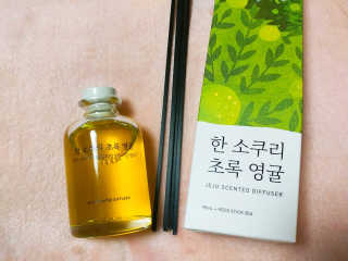르플랑 제주 센티드 디퓨저 90ml 4종 — 4점을 준 리뷰어가 2018년 11월 올린 사용 사진
