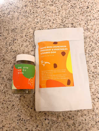 [어글어글] 반려견 친환경 간식 9종 세트 — 5점을 준 리뷰어가 2019년 7월 올린 사용 사진