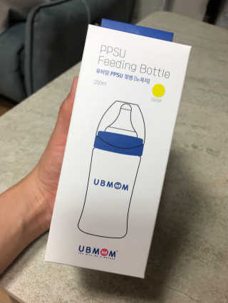 유비맘 PPSU 젖병 노꼭지_200ml_컬러 랜덤 발송 — 5점을 준 리뷰어가 2019년 12월 올린 사용 사진