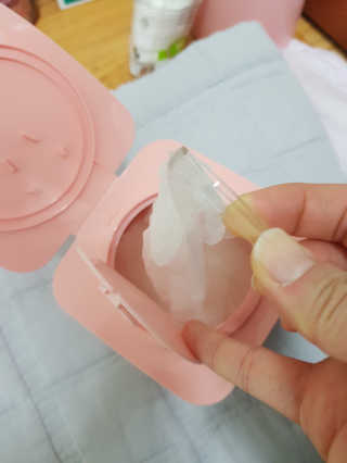 메이베나 1일 1팩 뽑아쓰는 마스크팩 — 4점을 준 리뷰어가 2019년 2월 올린 사용 사진