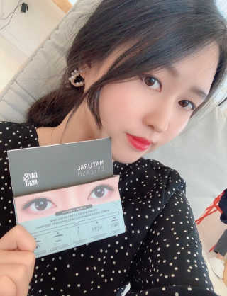 피카소 밍크래쉬속눈썹 1종 + 내추럴속눈썹 1종 랜덤증정 — 4점을 준 리뷰어가 2019년 9월 올린 사용 사진