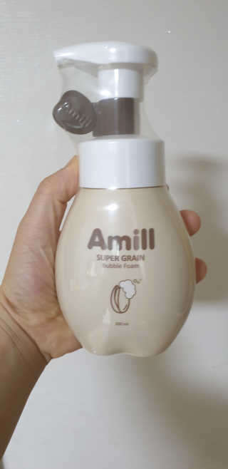 에이밀 슈퍼 그레인 버블 폼 200ml — 4점을 준 리뷰어가 2019년 9월 올린 사용 사진