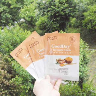 GoodDay Skincare GoodDay 강황 마스크 — 3.5점을 준 리뷰어가 2019년 5월 올린 사용 사진