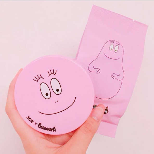 3CE Barbapapa 피팅 쿠션 리뷰 사진