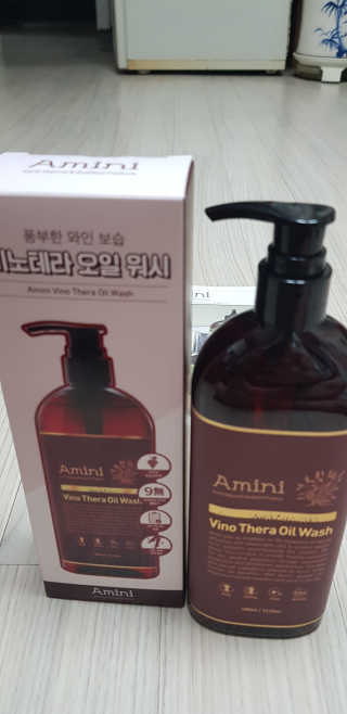 아미니 비노테라 오일워시 400ml 대용량 — 5점을 준 리뷰어가 2019년 9월 올린 사용 사진