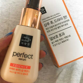 미쟝센 퍼펙트 베이스업 에센스 — 5점을 준 리뷰어가 2017년 8월 올린 사용 사진