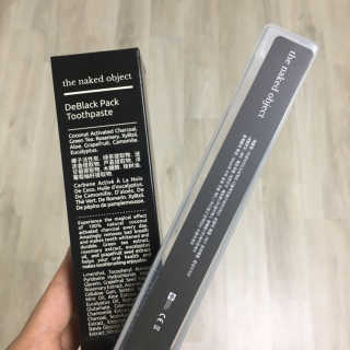 the naked object 디블랙팩치약 디블랙칫솔 세트 — 4.5점을 준 리뷰어가 2019년 3월 올린 사용 사진