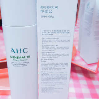 AHC 에이 에이치 씨 미니멀 10 워터리 에센스 — 4점을 준 리뷰어가 2018년 12월 올린 사용 사진