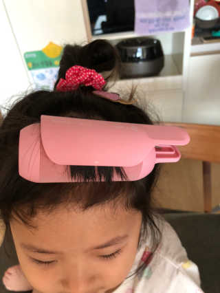 유닉스 USB 충전식 헤어롤 슈가핀 38mm — 4.5점을 준 리뷰어가 2020년 3월 올린 사용 사진