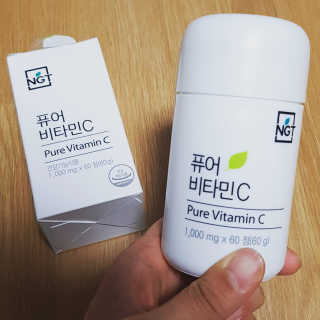 네츄럴굿띵스 퓨어 비타민C 30일분 — 5점을 준 리뷰어가 2018년 6월 올린 사용 사진