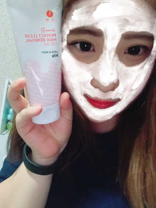에버앤에버 워너비 퍼펙트 클리어 헤어 리무벌크림 다리+바디용 — 3.5점을 준 리뷰어가 2018년 8월 올린 사용 사진