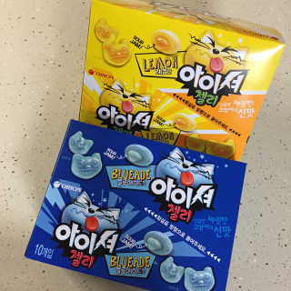 아이셔젤리 레몬맛, 아이셔젤리 블루에이드맛 — 4.5점을 준 리뷰어가 2019년 3월 올린 사용 사진