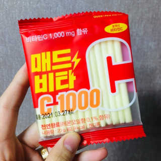 매드비타C 1000 — 5점을 준 리뷰어가 2019년 4월 올린 사용 사진