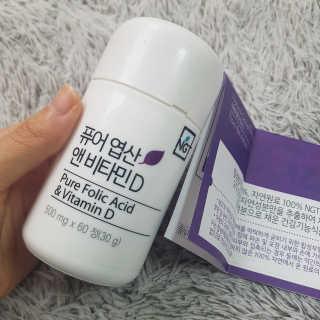 네츄럴굿띵스 퓨어 락토 철분 60일분 — 5점을 준 리뷰어가 2018년 2월 올린 사용 사진