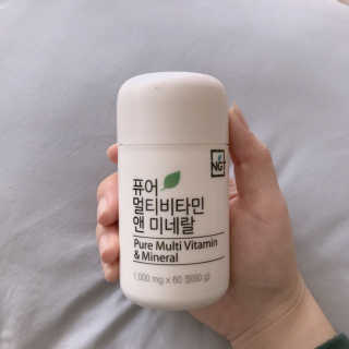 네츄럴굿띵스 퓨어 멀티비타민 앤 미네랄 30일분 — 4점을 준 리뷰어가 2019년 1월 올린 사용 사진