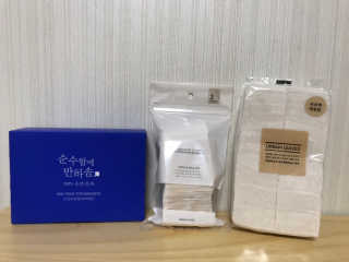 어반리브즈 프리미엄 화장솜 트라이얼 SET — 4.5점을 준 리뷰어가 2019년 8월 올린 사용 사진