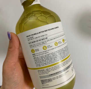 달리프 클로렐라 베러 루트 릴렉싱 샴푸 500ml — 3점을 준 리뷰어가 2020년 2월 올린 사용 사진