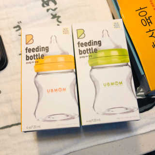 유비맘 신생아젖병 120ml 트리플팩_ 젖꼭지 포함 — 4점을 준 리뷰어가 2020년 1월 올린 사용 사진
