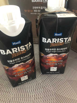 [바리스타룰스] 싱글오리진 코스타리카 6개입 — 2.5점을 준 리뷰어가 2019년 6월 올린 사용 사진