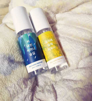르플랑 제주 패브릭 퍼퓸 60ml 8종 — 4점을 준 리뷰어가 2018년 9월 올린 사용 사진