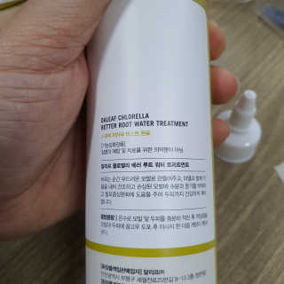 달리프 클로렐라 베러 루트 워터트리트먼트 200ml — 5점을 준 리뷰어가 2019년 12월 올린 사용 사진
