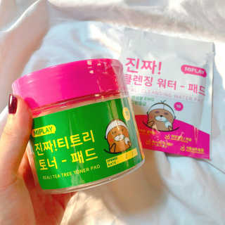 미플레이 진짜 티트리 토너 패드 — 5점을 준 리뷰어가 2018년 11월 올린 사용 사진