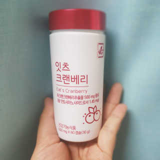 네츄럴굿띵스 잇츠 크랜베리 1병 30일분 — 5점을 준 리뷰어가 2019년 10월 올린 사용 사진