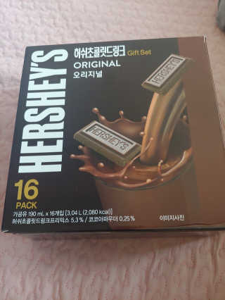 허쉬초콜릿 드링크 허쉬 초콜릿 드링크 선물세트 — 4점을 준 리뷰어가 2019년 11월 올린 사용 사진