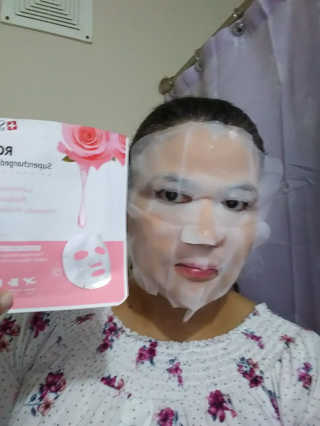 SNP Supercharged Mask_Rose Centifoli Flower — 5점을 준 리뷰어가 2019년 1월 올린 사용 사진