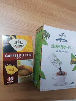 (주)쟈뎅 [쟈뎅] 클래스 신선한 하루 원두+여과지 SET — 5점을 준 리뷰어가 2019년 3월 올린 사용 사진