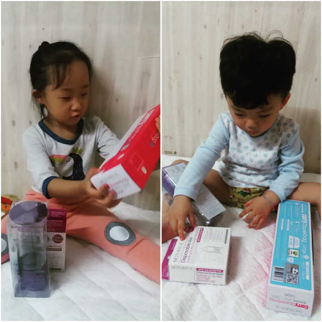 아기랑여행 일회용젖병,빨대컵 체험단 리뷰 사진