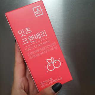 네츄럴굿띵스 잇츠 크랜베리 1병 30일분 — 5점을 준 리뷰어가 2019년 10월 올린 사용 사진