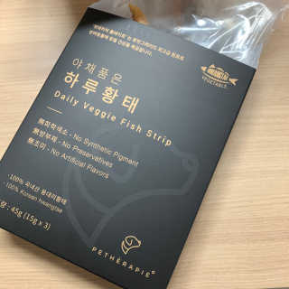 펫테라피 플레이트 야채품은 하루황태 — 2.5점을 준 리뷰어가 2019년 12월 올린 사용 사진